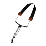 Maxbell Saxophone Neck Strap Sturdy Black Universal Practical with Adjustable Length