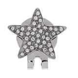Maxbell Golf Bling Pentagram Golf Ball Marker with Magnetic Golf Hat Clip Golf Gift - Aladdin Shoppers