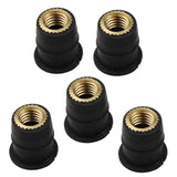 Maxbell 3x5x Windshield Well Nut Parts Replaces Repair Parts Assembly Fairing Fastener Thread M6
