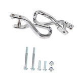 Maxbell Front Tow Hook 84280203 with Bolts Metal Part Car Tow Hook Ring for GMC silver