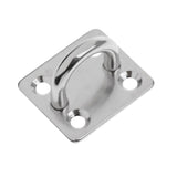 Maxbell Heavy Duty 304 Stainless Steel Square Pad Eye Plate Shade Sail Sailboat 8mm - Aladdin Shoppers