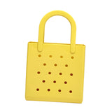 Maxbell Women Girls Beach Bag Waterproof Tote Bag Handbag Portable Summer Travel Bag Yellow