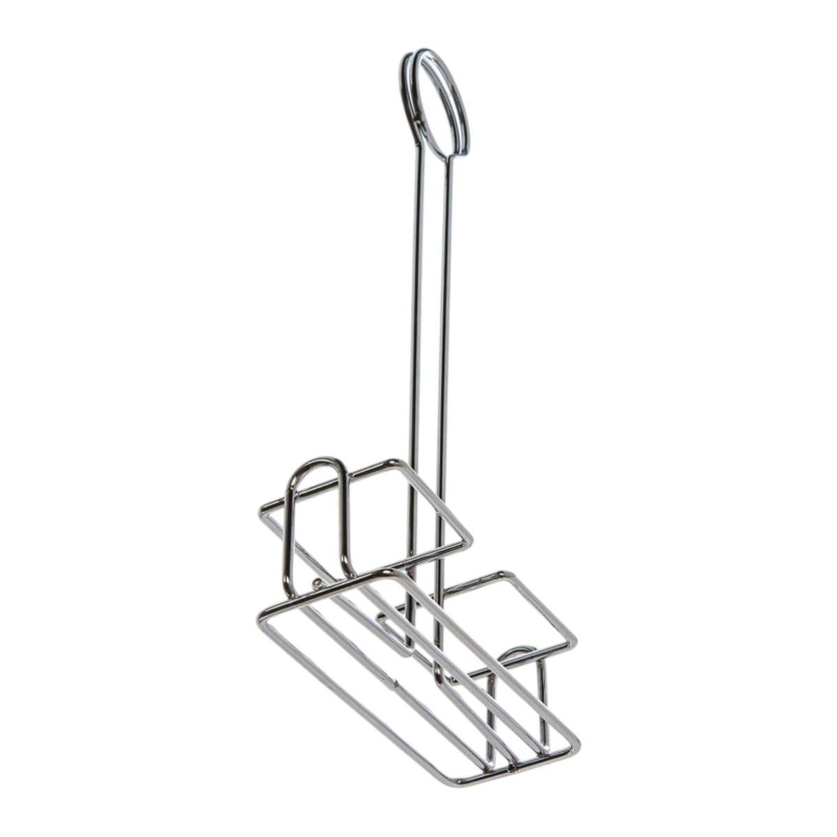 Maxbell Spice Storage Racks with Table Number Holder Storage Basket Seasoning Holder Argent