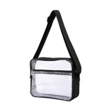 Maxbell Clear Bag for Stadium Event Fashion Crossbody Bag for Hiking Stadium Concert L