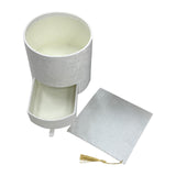 Maxbell Graduation Cap Gift Box for Grad Ceremony Practical Supplies Flower Gift Box White