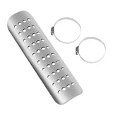 Maxbell Motorcycle Exhaust Heat Shield Motorcycle Accessory Easy Installation Simple Silver