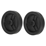 Maxbell 2 Pieces Air Compressor Wheels Effortless Transportation Screws Not Included 6 inch 16 Holes