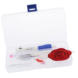 Maxbell Embroidery Pen Punch Needle Kit Set Tool for Threaders DIY Sewing Crafts