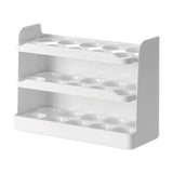Maxbell Flippable Egg Holder 30 Grid Egg Storage Organizer for Fridge Cabinet Pantry