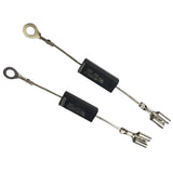 Maxbell 2 Pieces Microwave Diodes Replaces Replaceable Parts Diodes for Microwave Oven HVM12 Square