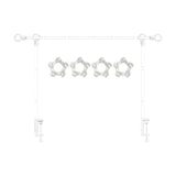 Maxbell over The Table Rod Stand with Clamp for Craft Banner Display Party Christmas Black