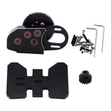 Maxbell 1/10 RC Gearbox 2Low Gearbox Middle Transmission Box for 1:10 RC Crawler Car Black