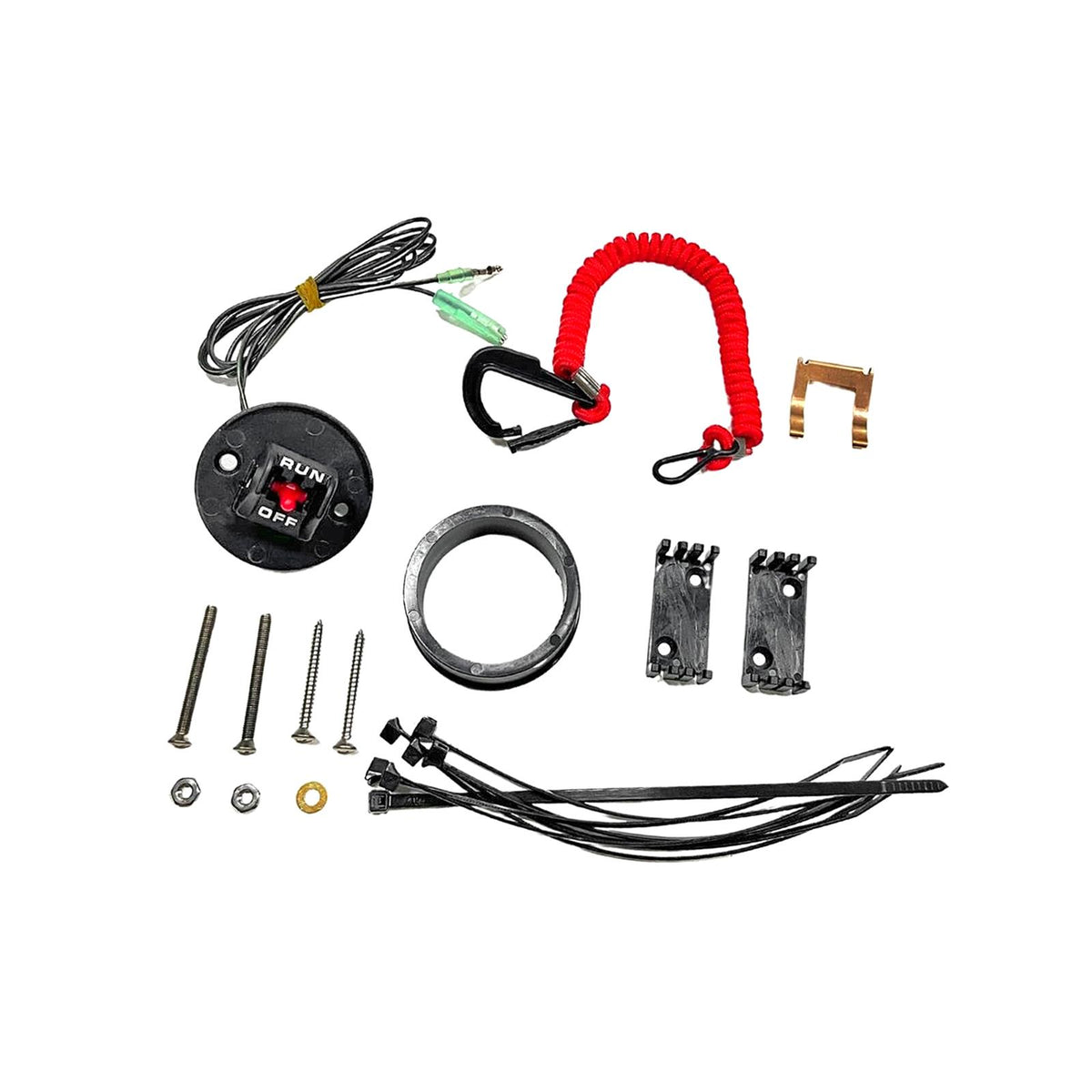 Maxbell Outboard Kill Stop Switch Lanyard 87-19674A07 19674A14 Emergency Stop Switch