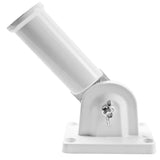 Maxbell 2pcs 180 Deg Adjustable Holder Bracket Metal And Plastic Flag Pole w/ Screws