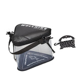 Maxbell Fishing Bucket Fish Bucket Portable Triangular for Camping Gardening Outdoor Black