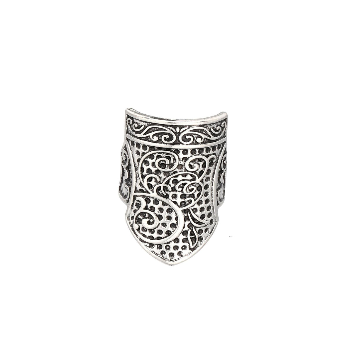 Sewing Thimble Finger Protector Antique Sewing Finger Guard DIY Sewing Tools Silver