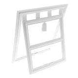Maxbell Maxbell 2 Way Plastic Screen Door Pet Dog Cat Patio Screen Door White S