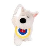 Generic Plushie Dog Car Tissue Holder Cartoon for Long Distance Trip Auto Yellow Princess