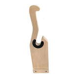 Maxbell Wood Barbell Loading Jack Stand Wear Resistant Anti Slip with Groove Bayonet