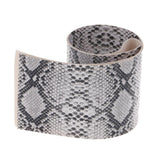 Maxbell Maxbell Simulation Snake Skin Fishing Rod Handle Leather Decoration Accessory White