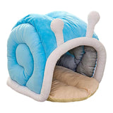 Pet Cat Bed Puppy Kennel Home Unique Play Cave Resting Winter Cat House Nest L 50cmx43cmx45cm