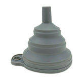 Maxbell Silicone Foldable Funnel Household Liquid Funnel for Transferring Fluid Milk Gray