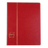Maxbell Maxbell 20 Pages Paper Money Banknotes Collection Album Bill Book Folder Red