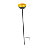 Maxbell Bee Feeder Stake Ornament Bee Watering Station for Park Yards Bird Lover Gift yellow