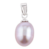 Maxbell Naturel Freshwater Pearl Pendant for Necklace Fashion Charm Jewelry Purple - Aladdin Shoppers