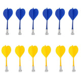 Maxbell 12 Pieces Magnetic Darts Safety Replacement Darts Indoor Game Blue Yellow - Aladdin Shoppers