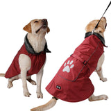 Maxbell Maxbell Pet Dog Clothes Puppy Winter Waterproof Nylon Warm Jacket Coats Vest Red S