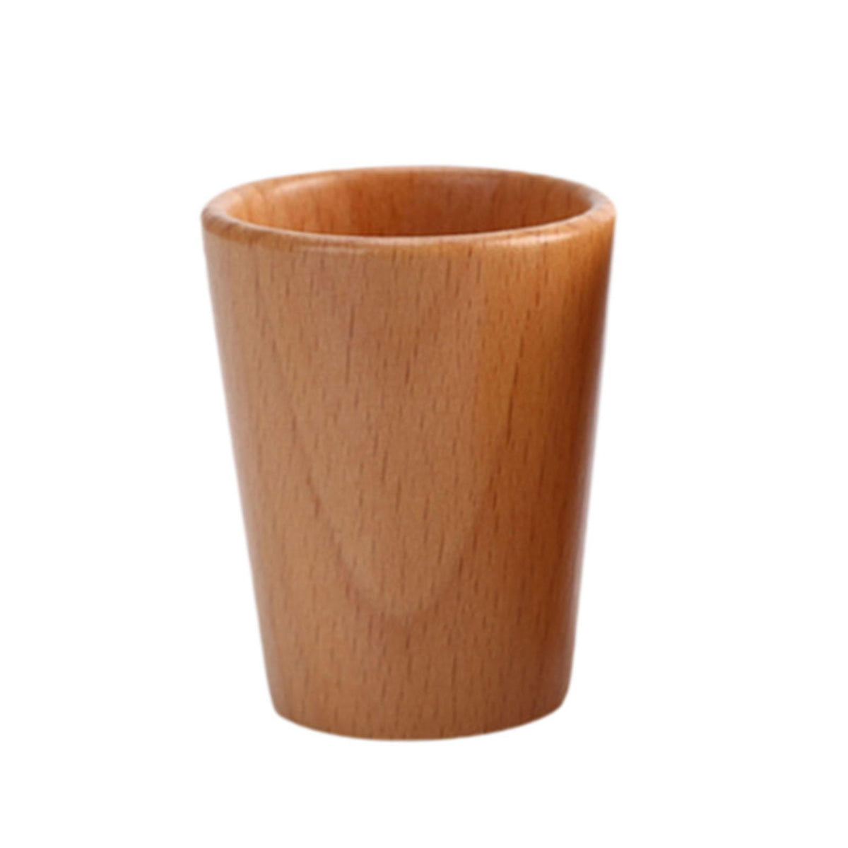 Maxbell Wood Cup Cold or Hot Drinks Handmade Drinking Cup Simple Coffee Mug