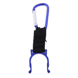 Maxbell Maxbell Mini Water Bottle Carabiner D Ring Fast Hanging Buckle for Riding Blue