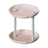 Maxbell Counter Shelf Elegant Coffee Station Organizer for Bathroom Entryway Dresser Pink