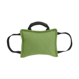 Maxbell Tug Toy for Dogs Portable Interactive Toy with 3 Handle Tug of War Chew Toys green