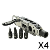 Maxbell 4xCompact Multifunctional Screwdriver Outdoor Portable Hexagon Wrench Survival
