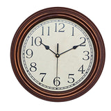 Antique Style Round Wall Clock Bathroom Dorm Decors 12inch Hanging Clocks Coffee Aureate