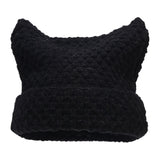 Maxbell Women Winter Hat Cute Winter Warm Beanie Cap for Hiking Travel Autumn Winter Black