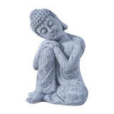 Maxbell Maxbell Handmade Buddha Statue Tabletop Buddha Statue for Shelf Office Decoration