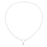 Maxbell Maxbell Fashion Women Men Chain Necklace DIY Jewelry Accessories Silver