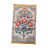 Prayer Rug Compact Turkish Soft Muslim Praying Rug for Men Women Kids Adults Style A