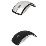 Maxbell 2Pcs 2.4 GHz Wireless Foldable Folding Arch Laptop Optical Mouse USB Mice
