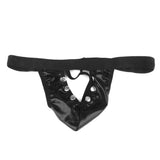 Maxbell 2pcs Sexy Mens Leather/Lace Underwear G-string Thongs Briefs T-back Jockstrap