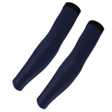 Maxbell Outdoor Sports Bike Cycling Golf Arm Sleeves Sun UV Rays Protection Comfortable Breathable Arm Warmers Arm Cover 1 Pair Navy XXL - Aladdin Shoppers