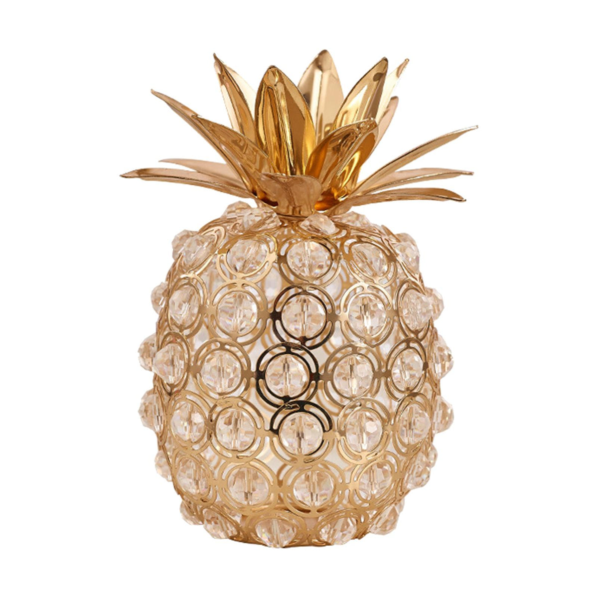 Maxbell Maxbell Nordic Crystal Fruit Statue Ornaments Figurine Home Office Decor Pineapples