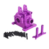Maxbell Metal Front Gearbox Housing Gear Box Shell for 1/14 14301 14302 14303 RC Car Purple