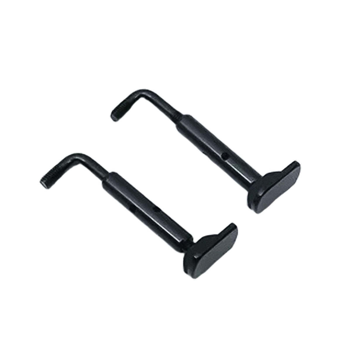 Maxbell 2x 4/4 Violin Chin Rest Clamp Screws Hardware Professional Easy Installation Black