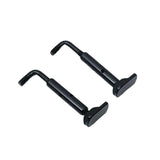 Maxbell 2x 4/4 Violin Chin Rest Clamp Screws Hardware Professional Easy Installation Black