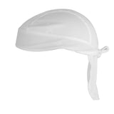 Maxbell 2xPolyester Anti-UV Wrap Tie Bandana Hat Pirate Scarf for Riding Cycling White
