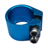 Maxbell Bicycle Seat Post Clamp Easy Installation 1.13 inch Road Bike Seatpost Clamp Blue